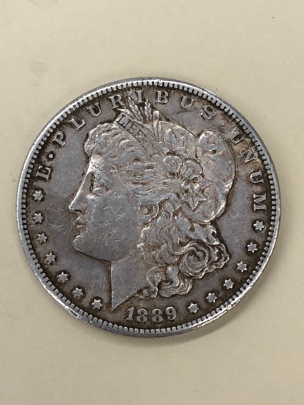 1889-S Morgan Silver Dollar ...