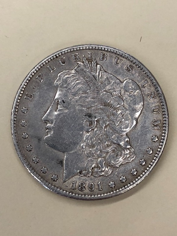 1891-S Morgan Silver Dollar ...