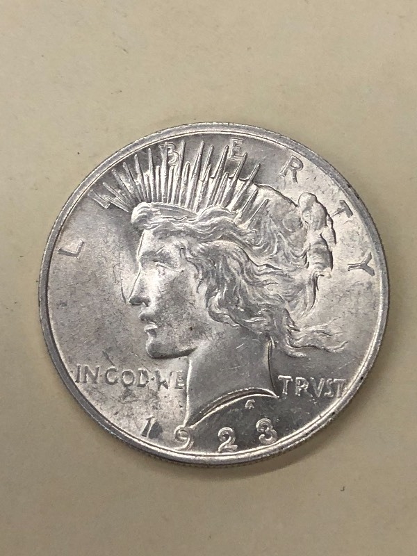 1923 Peace Silver Dollar ...