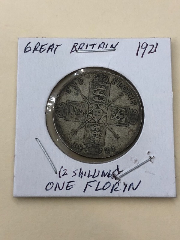 Great Britian Silver Florin (two Sh...