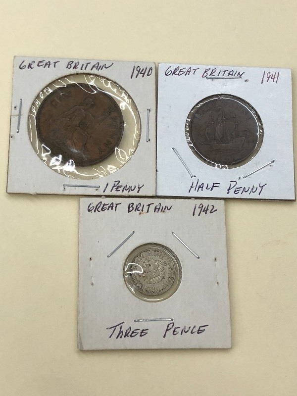 Great Britian Silver Three Pence 19...