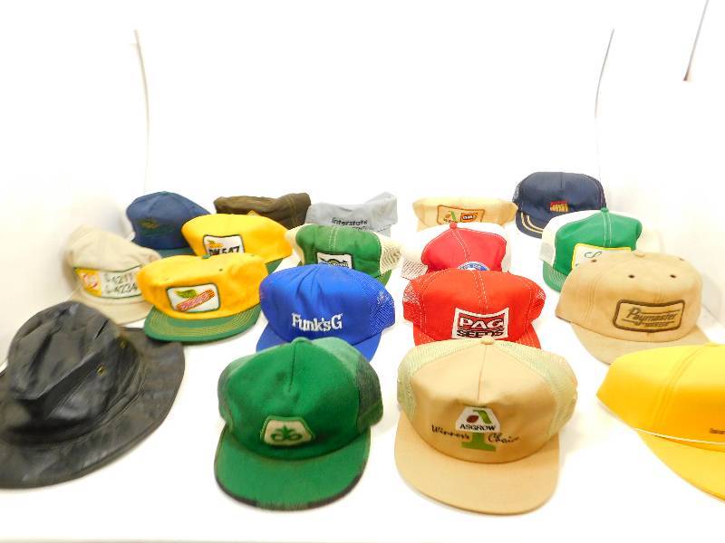 lot 55 image: Lot of Vintage Baseball Caps