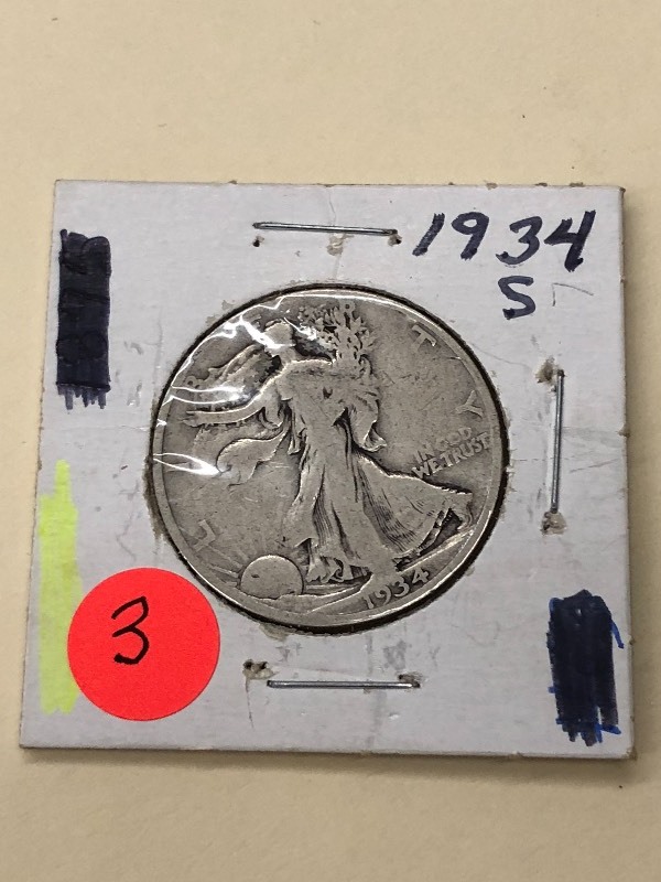 1934-S Walking Liberty Half Dollar ...