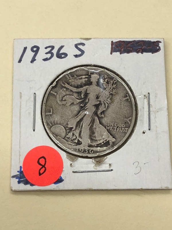 1936-S Walking Liberty Half Dollar ...