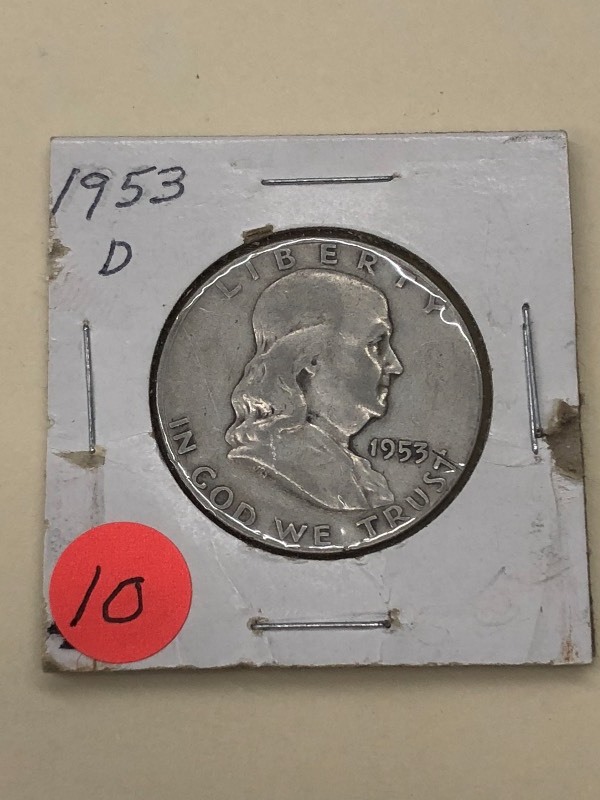 1953-D Franklin Half Dollar ...
