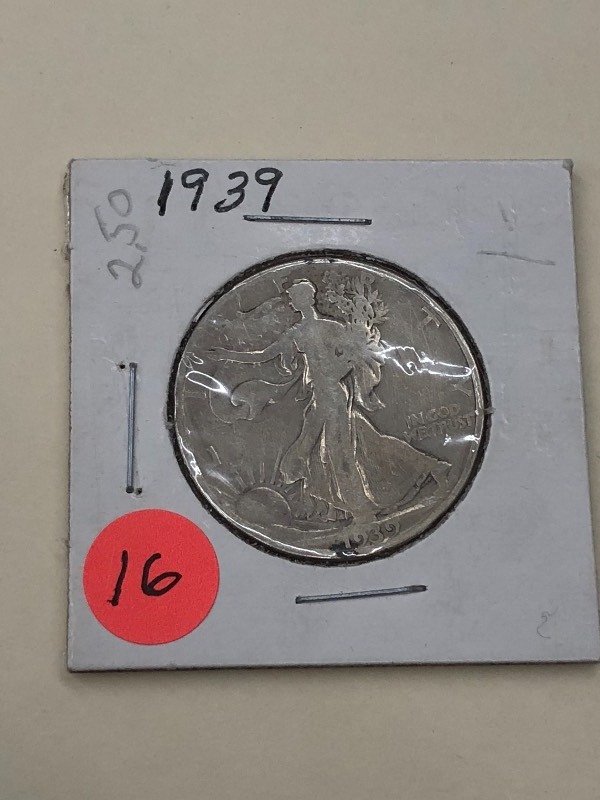 1939 Walking Liberty Half Dollar ...
