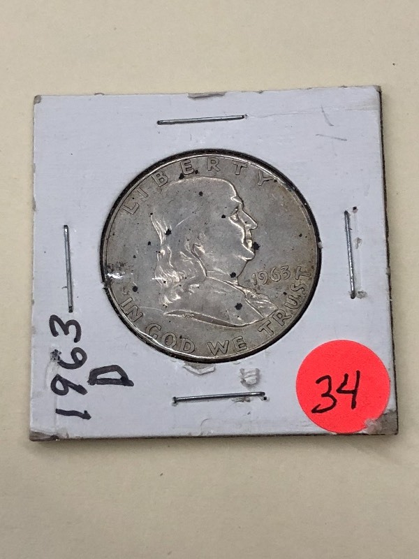 1963 Franklin Half Dollar ...
