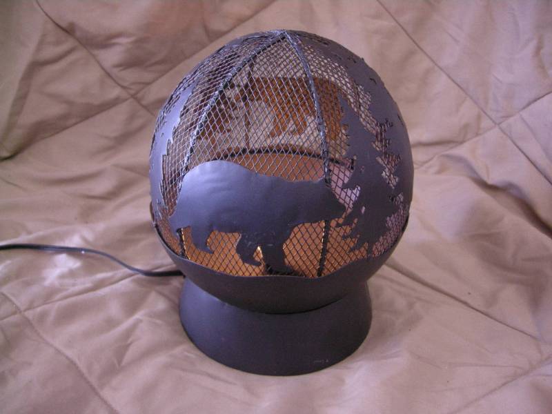 Bear Electric Globe Lamp