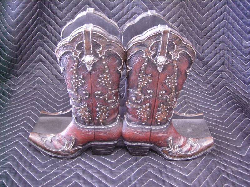Cowboy Boot Magazine Rack