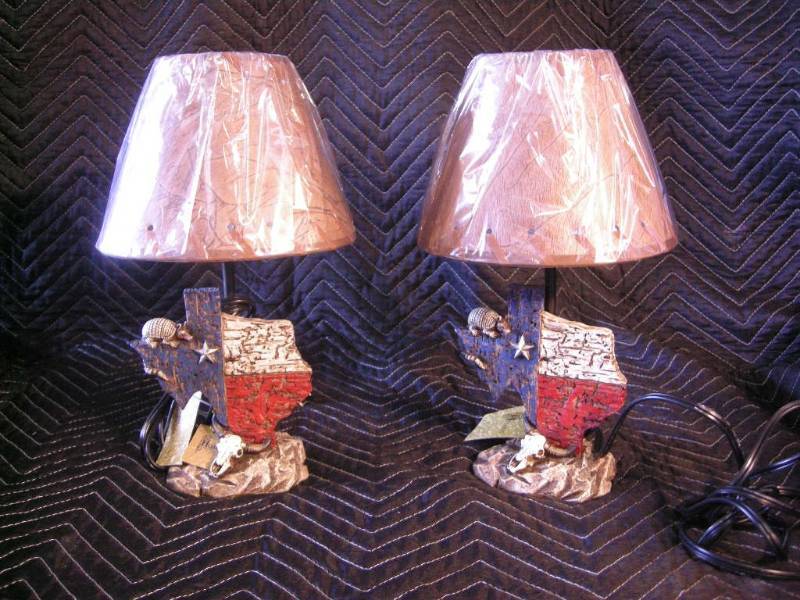 Pair Texas Lamps