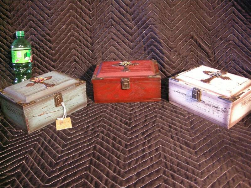 Cross Wooden Boxes