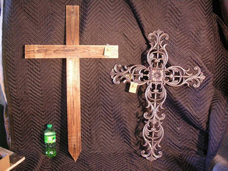 2 Large Crosses