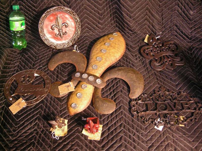 Fleur de lis - Louisiana Metal Dcor
