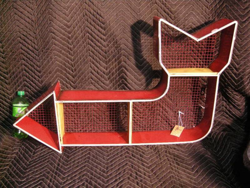 Metal Arrow Shelf