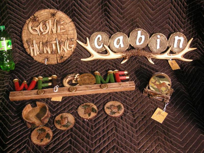 Gone Hunting - Cabin - Welcome Dcor