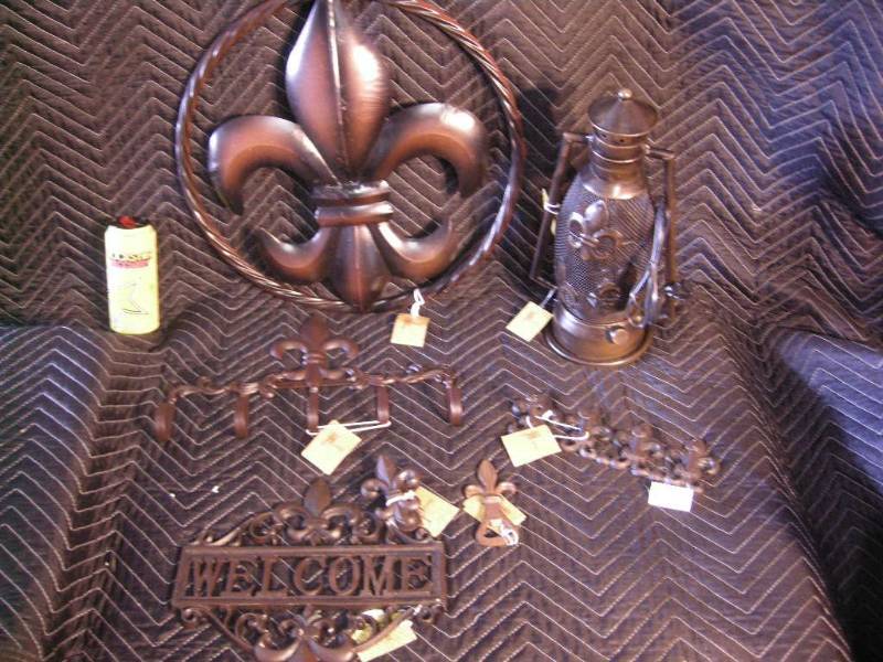 Metal Fleur de Lis Dcor