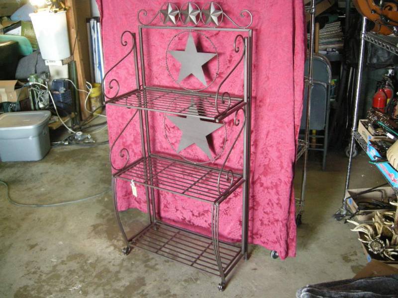 Star Metal Folding 3 Tier Shelf