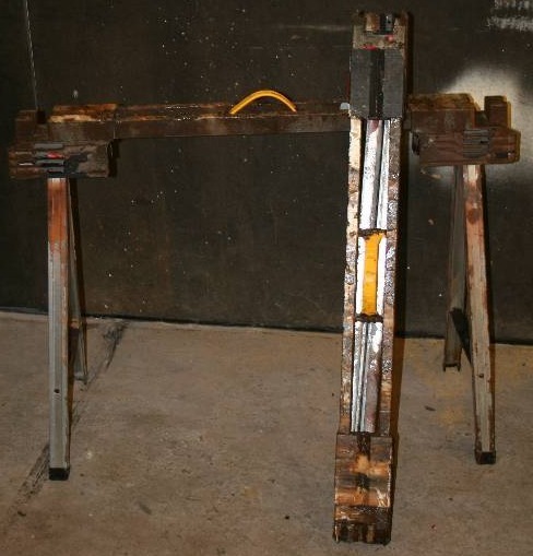 lot 188 image: Metal Sawhorses