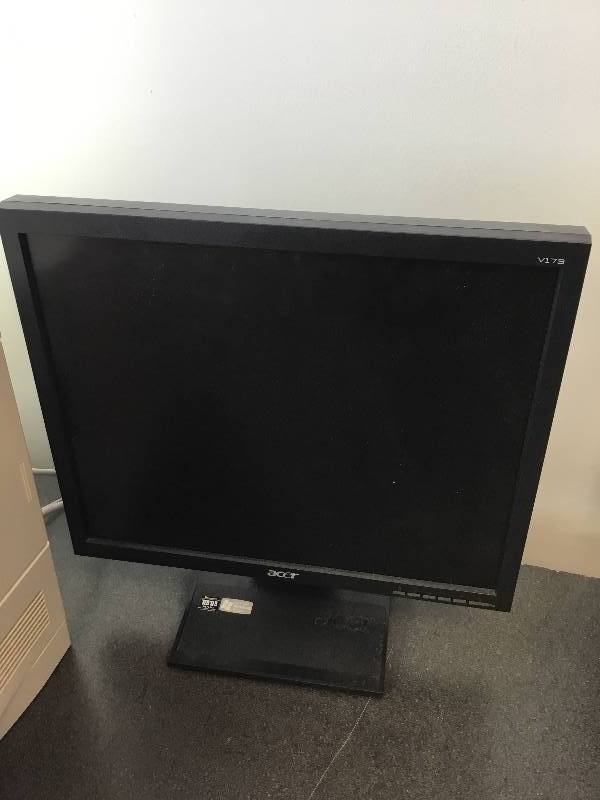 Acer Computer Monitor 17 inch