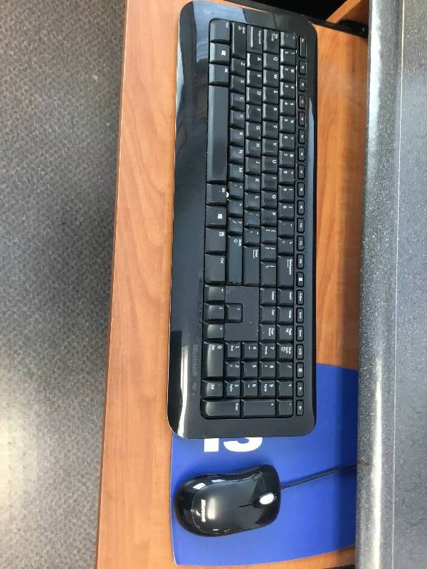 Microsoft Wireless Key Board, And Wired Mouse
