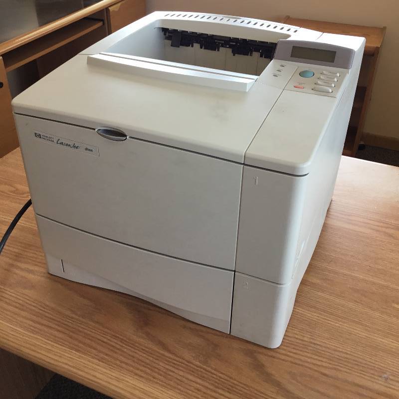 HP Laser Jet 4000n - Black and White