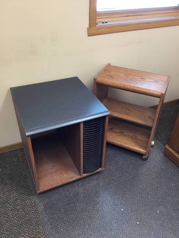 Two Small Storage Units - Both on Wheels