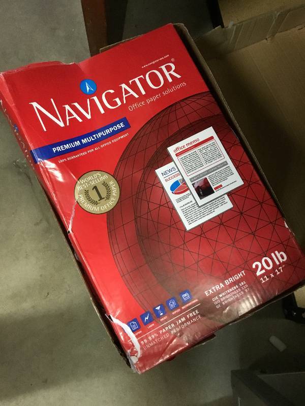 20 lb - 11 by 17 - White paper