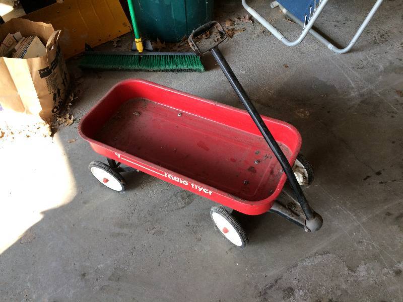 lot 17 image: My Little Red Wagon - Radio Flyer - Great For Garden Chic Projects