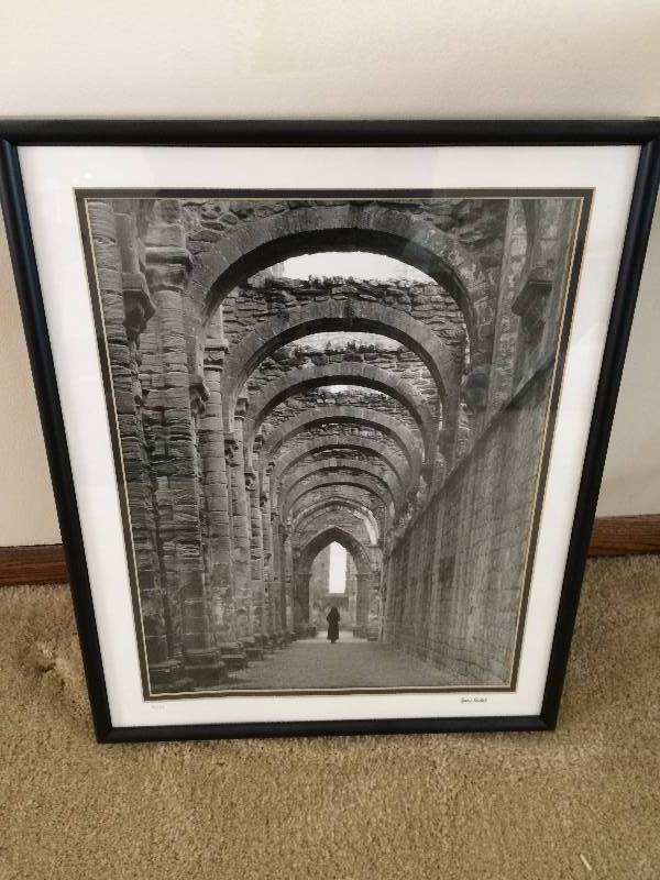 lot 104 image: Framed Art Lofty Arches by Garry Seidel 16 x 20 in Excellent Condition