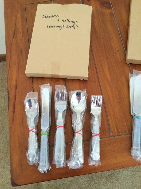lot 118 image: New In Box Vintage Flatware