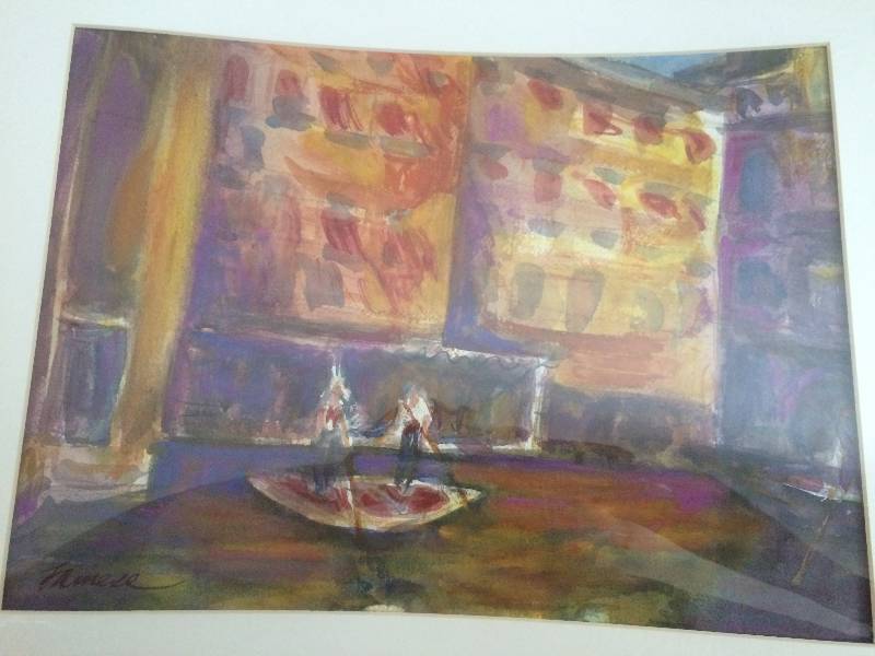 lot 144 image: Original, Unframed Art Venice by Lamese McDowell