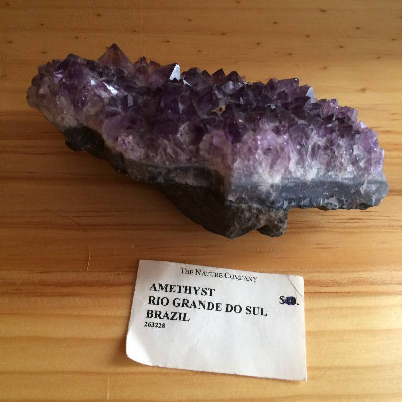lot 194 image: Large Amethyst Crystal Rock