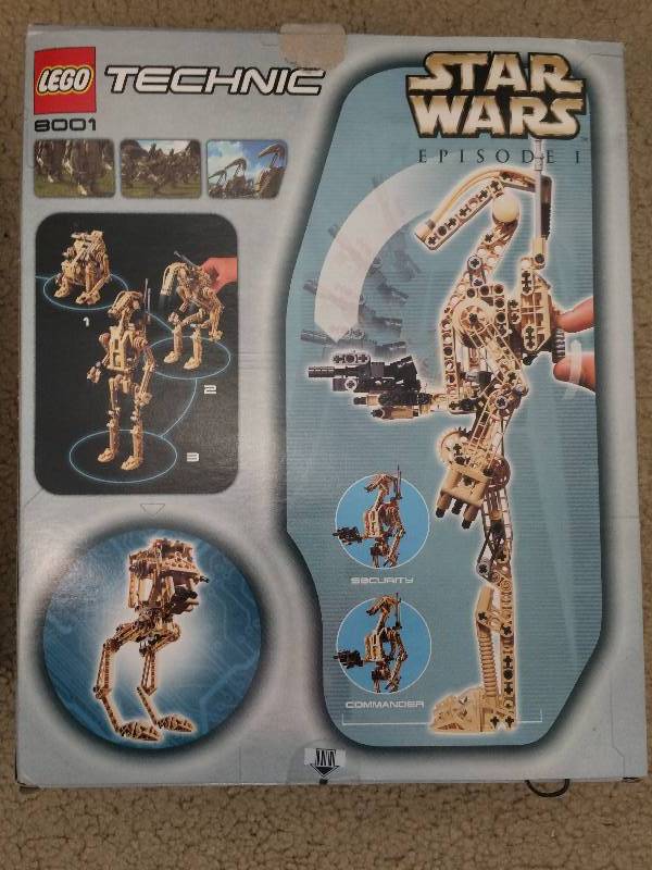 lot 198 image: Lego Star Wars Battle Droid from Episode 1