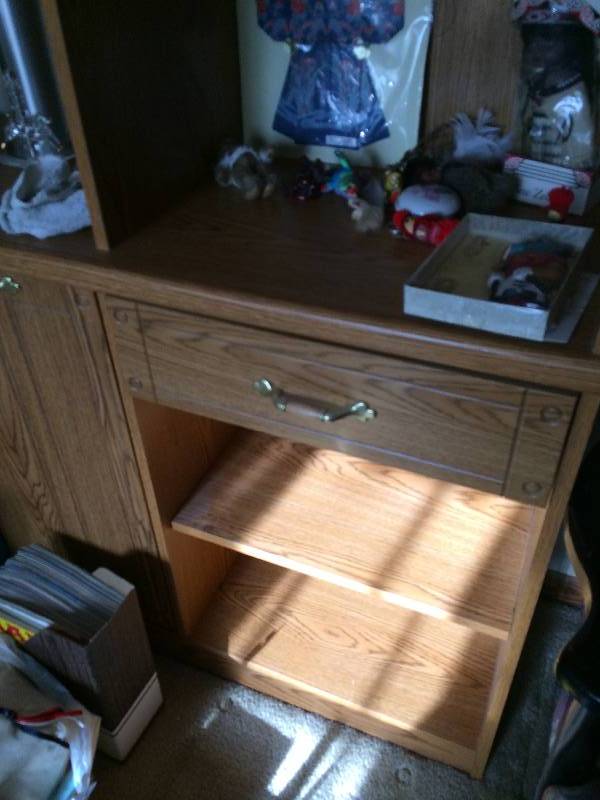 lot 210 image: Vintage Sectional Wall Unit