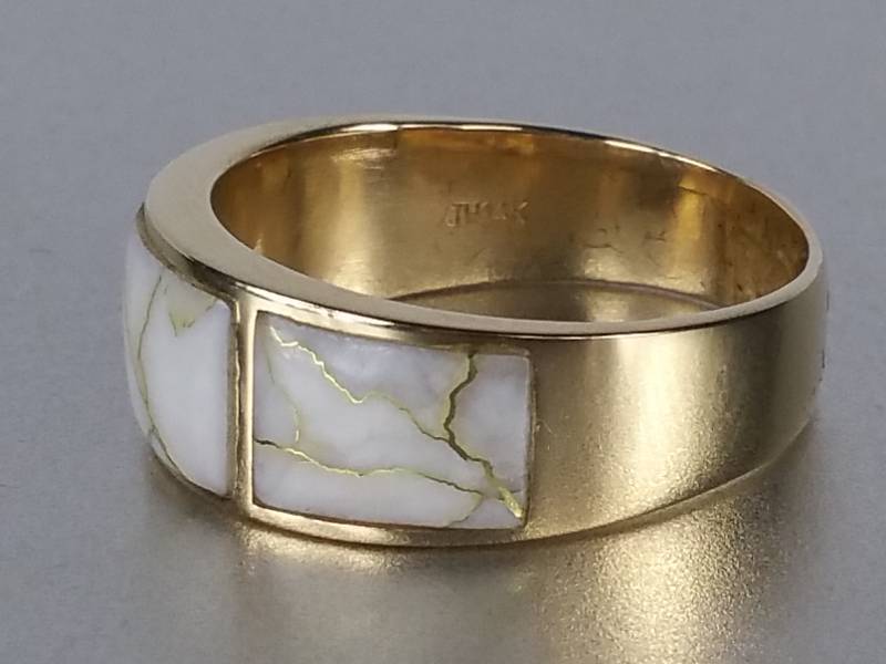 lot 17 image: Designer Ring in 14k Gold - $3675 Retail
