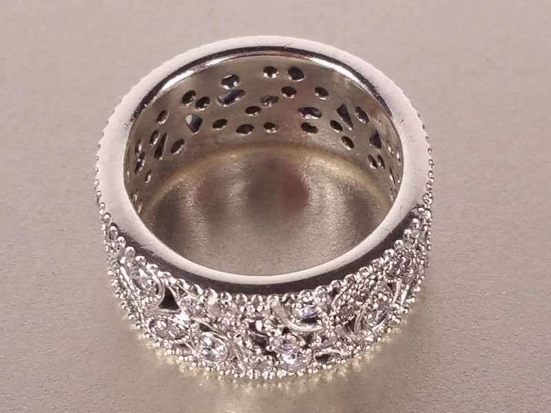 lot 80 image: Pandora Designer Sterling Silver Ring