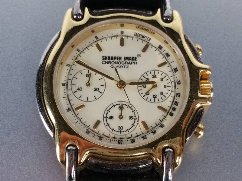 lot 113 image: Mens Sharper Image Chronograph Watch