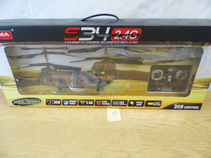 lot 96 image: Syma S34 Helicopter wGyro