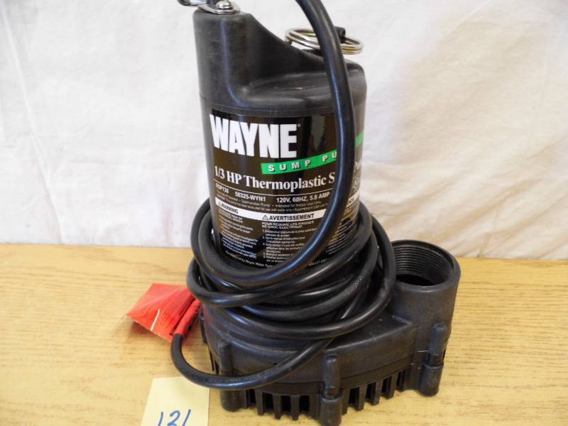 lot 131 image: Wayne Sump Pump