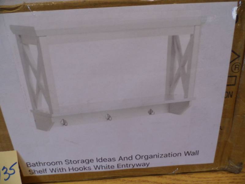 lot 135 image: Bath Wall Shelf
