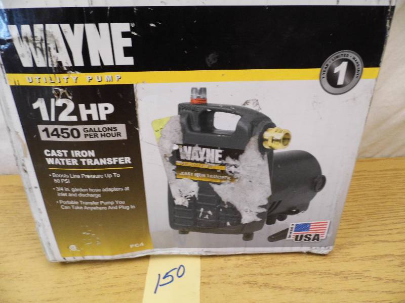 lot 150 image: Wayne Sump Pump