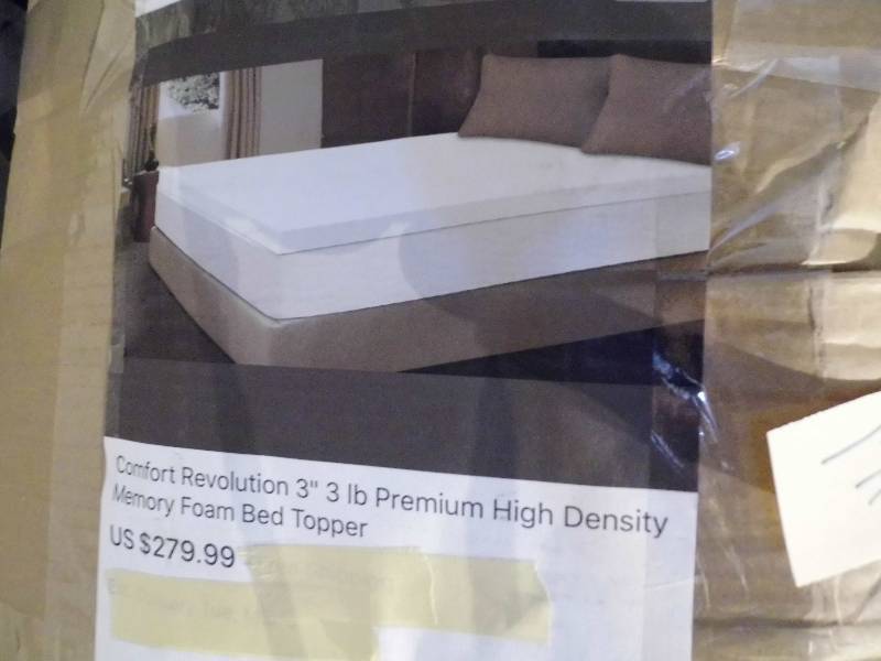 lot 171 image: Memory Foam Bed Topper