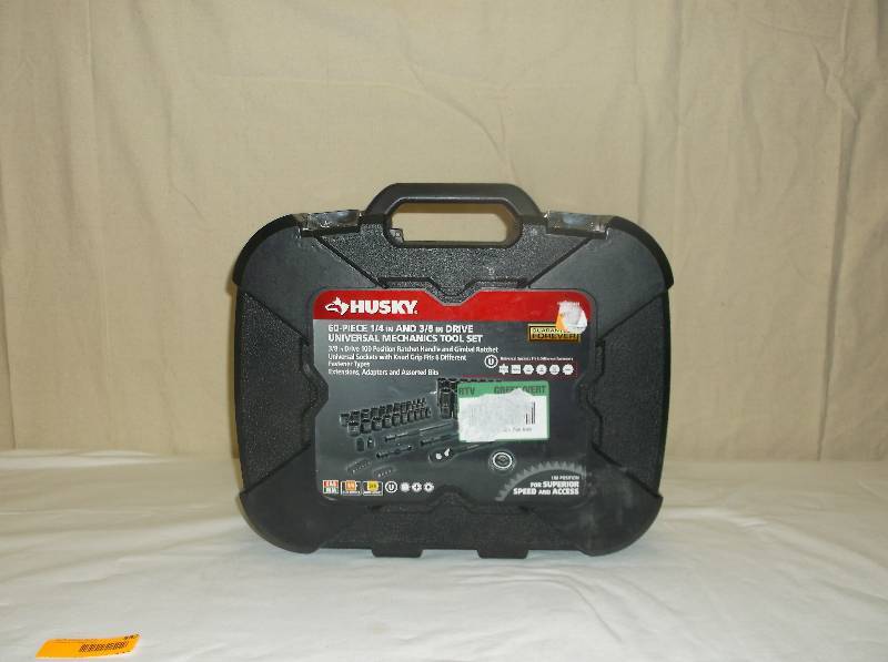 Husky 60pc. Tool Kit, Retail $45.00
