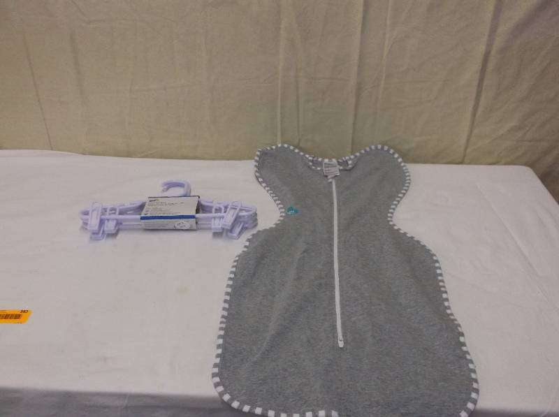 3 Pack Kids Hangers & Baby Swaddle, Retail $34.06