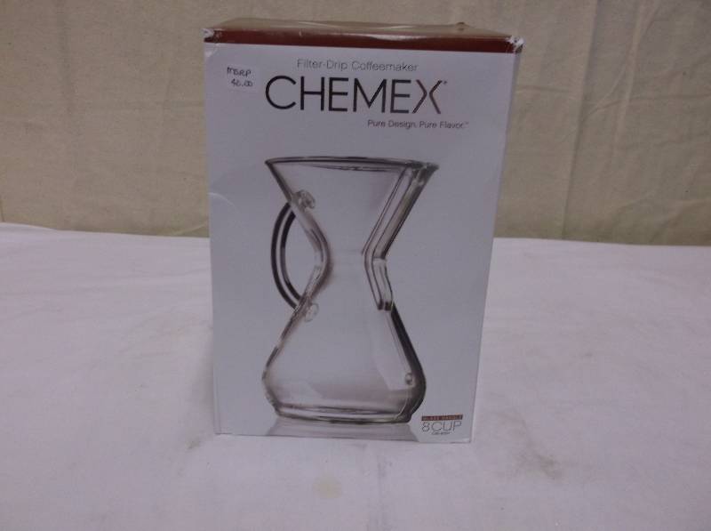 Chemex Coffee Filter Glass, Retail $40.00