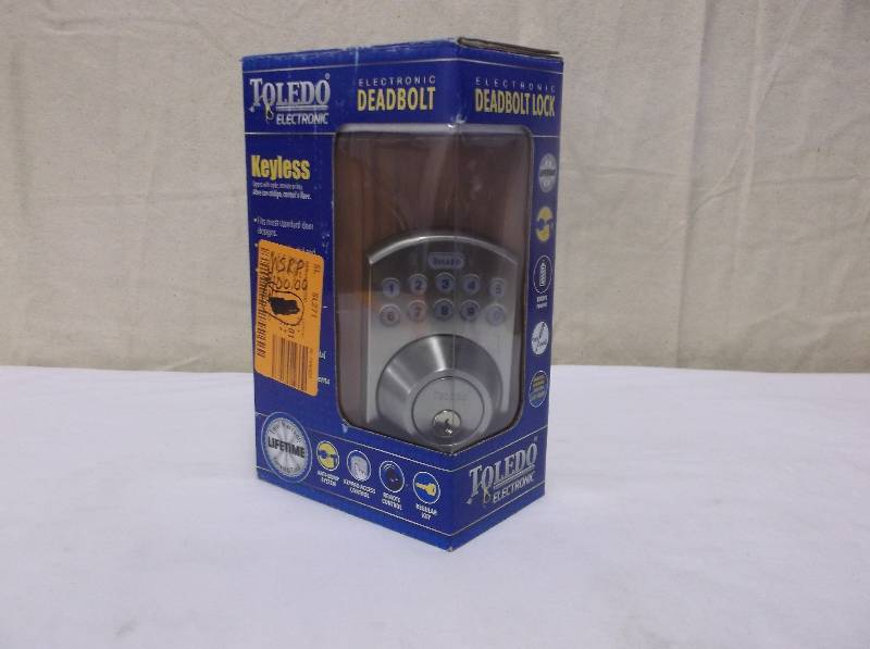 Toledo Keyless Dead Bolt, Retail $100.00