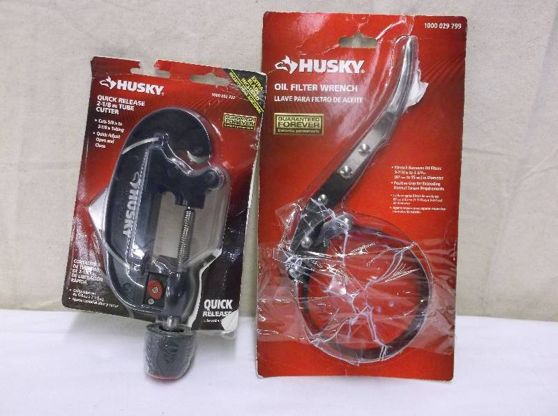 Husky Oil Filter Wrench & Quick Release Tube Cutter, Retail $18.00