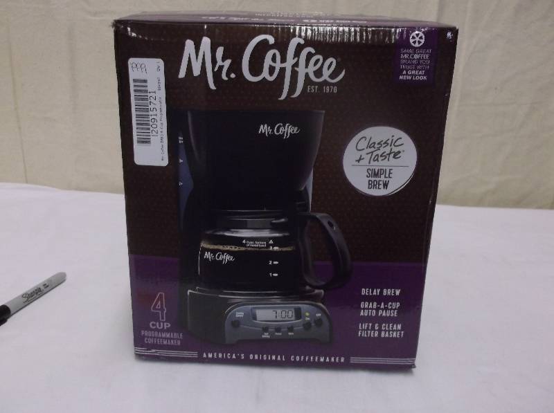 Mr. Coffee 4 Cups, Retail $20.00