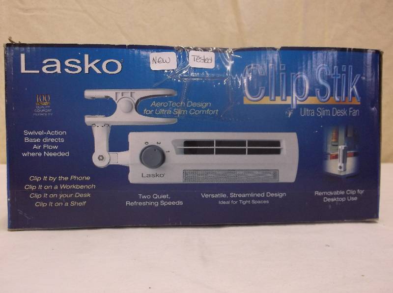 Lasko Clip Stik Fan, Retail $27.00