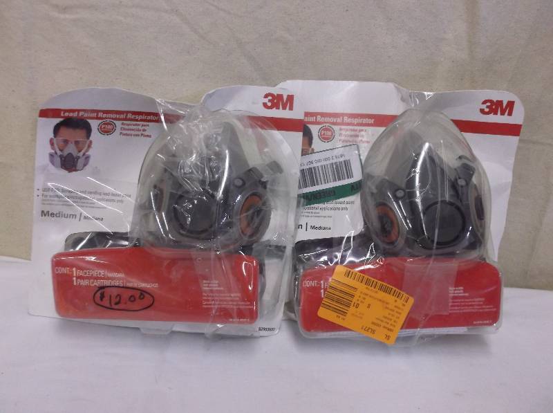 Two Lead Paint Removal Respirator, Retail $50.00